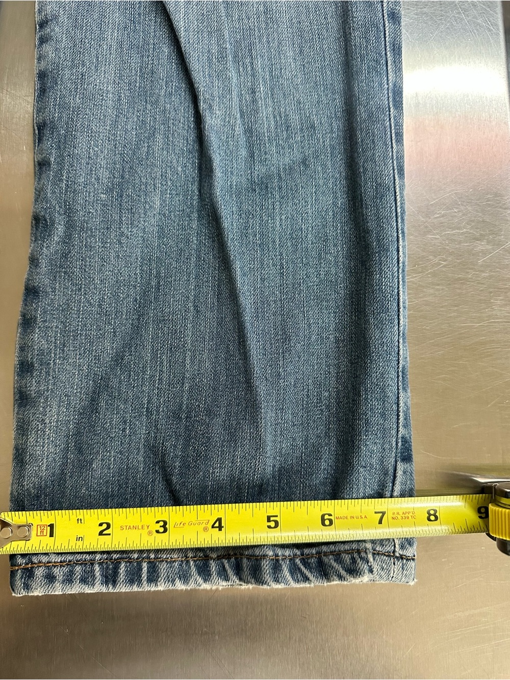 Ralph Lauren Light Blue Straight Leg Jeans Size 4/30 - Picture 8 of 8